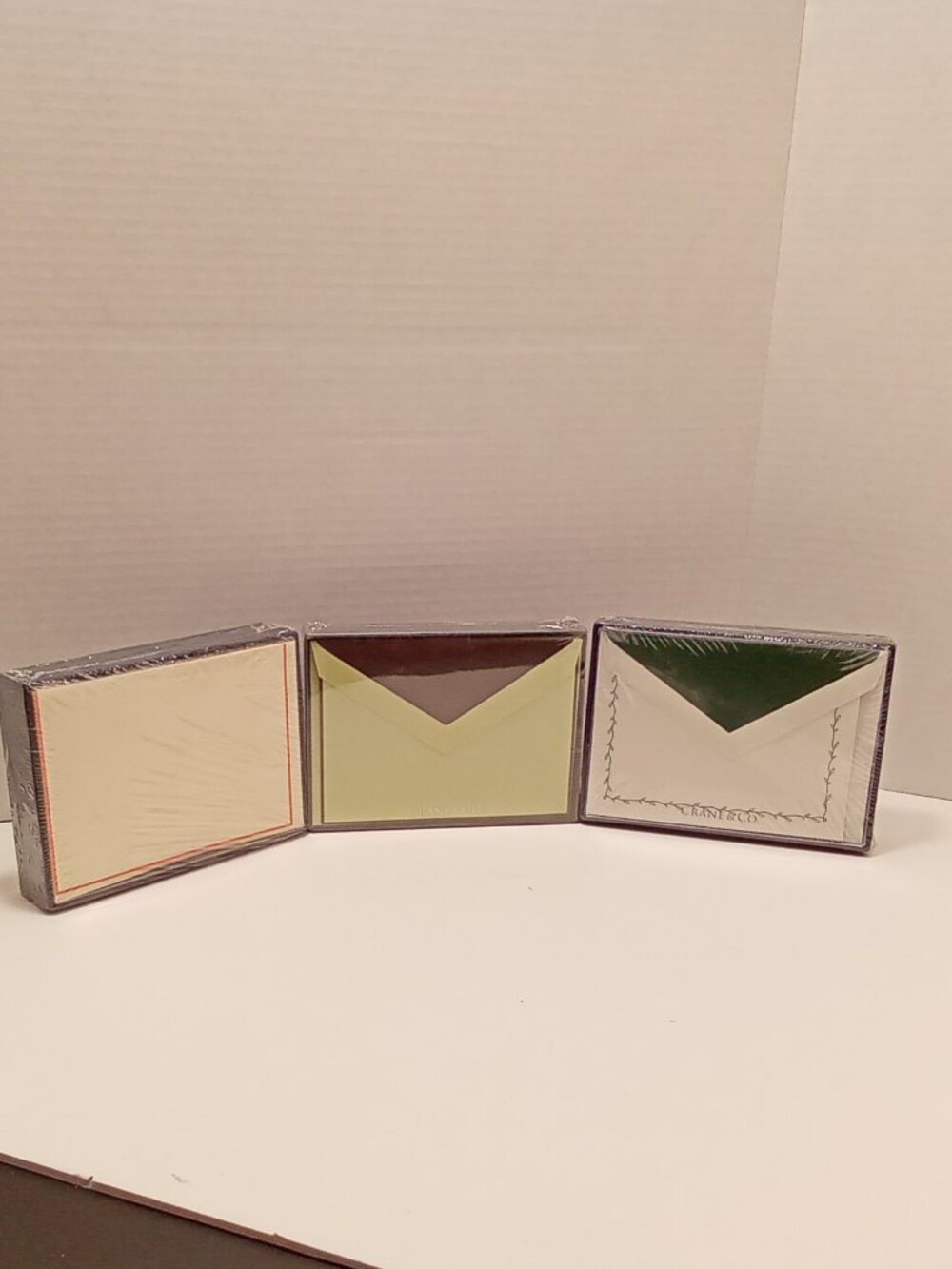 Crane & Co Premium Stationery Note Cards Lot of 3 NIB